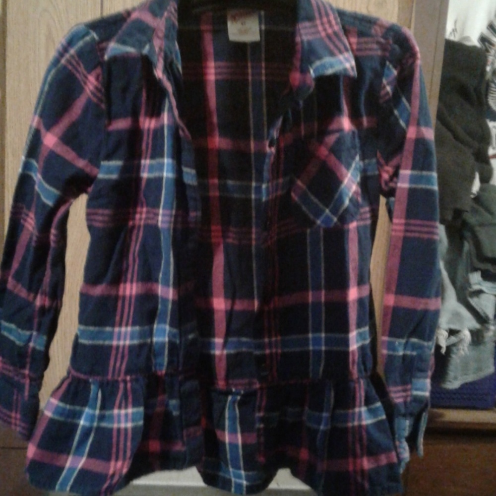 Kids button-up long-sleeve